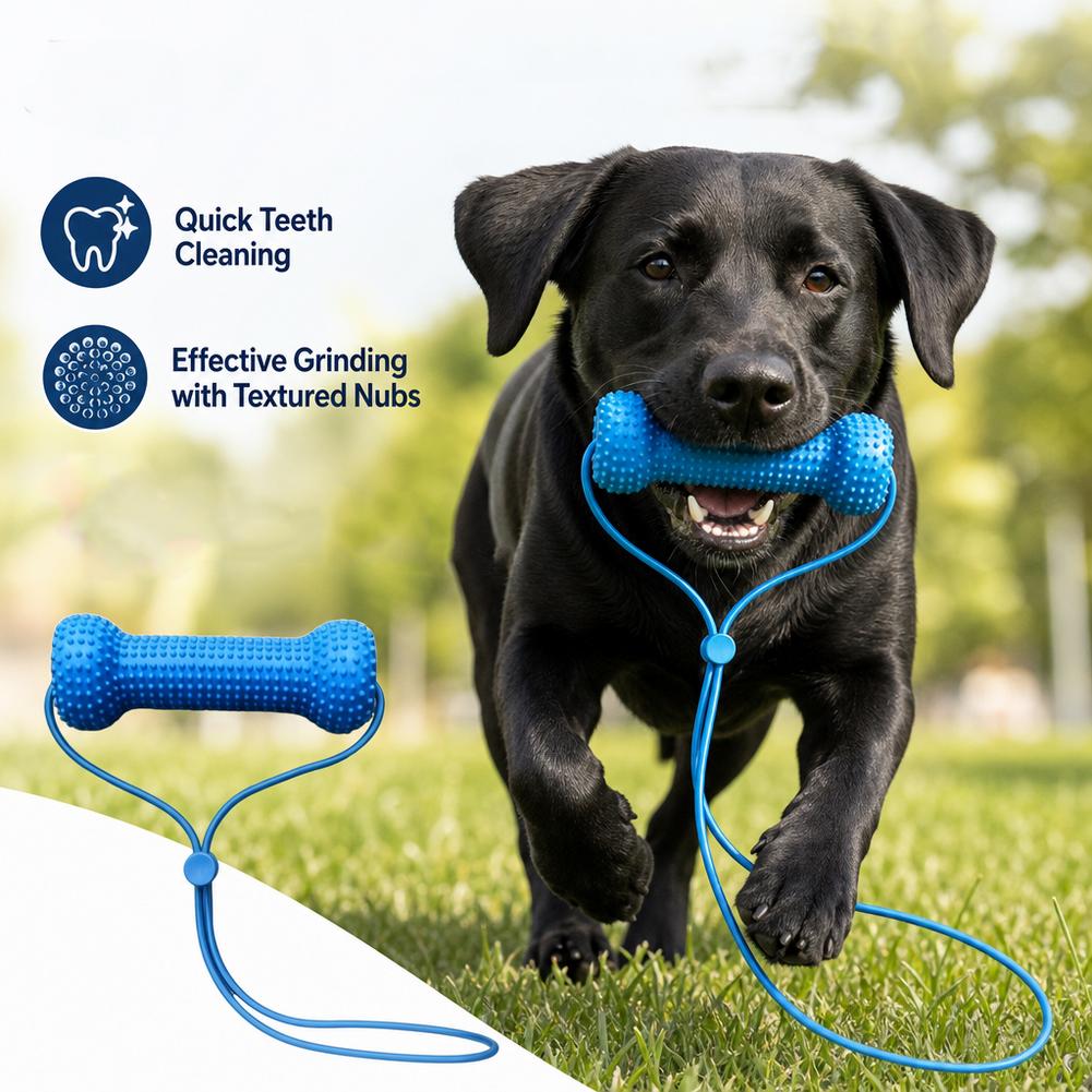 Teeth Cleaning Dog Chew Bone - Zabawka do żucia i czyszczenia zębów