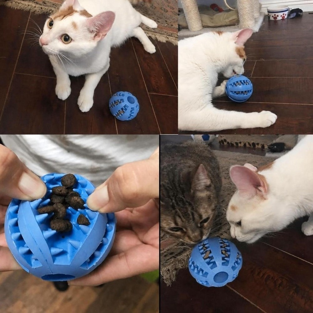 Rubber Treat Dispensing Dog Toy - Gumowa piłka do żucia dla psa,