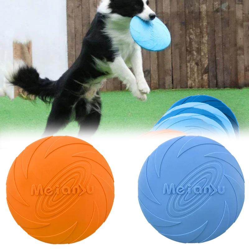 Flying Disc Dog Training Toy - Wielokolorowa zabawka dla psa Frisbeed 22