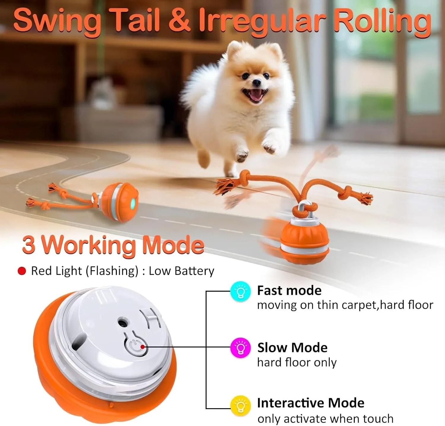 Piłka dla psów, interaktywna z – Automatic Moving Dog Ball recenzja i cena