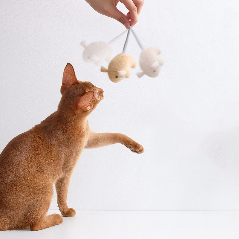 Pluszowe zabawki dla kotów z k – Catnip Interactive Plush Mouse recenzja i cena