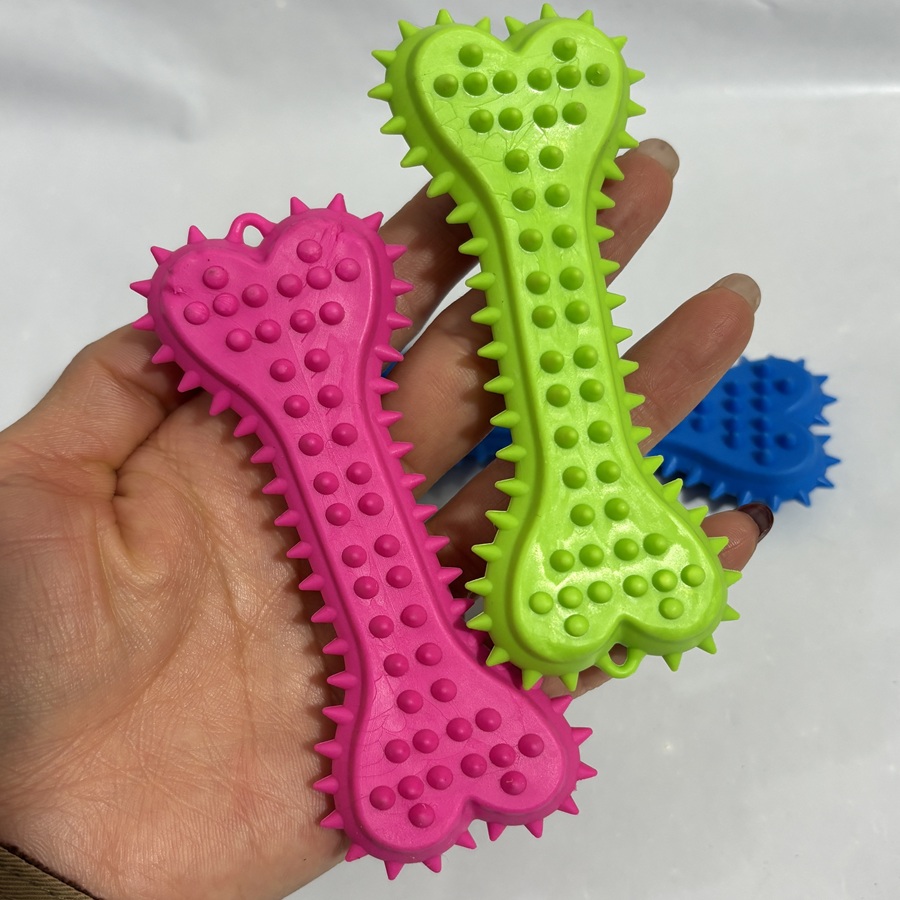 3/6 szt. gumowych zabawek do ż – Teeth Cleaning Dog Chew Bone recenzja i cena